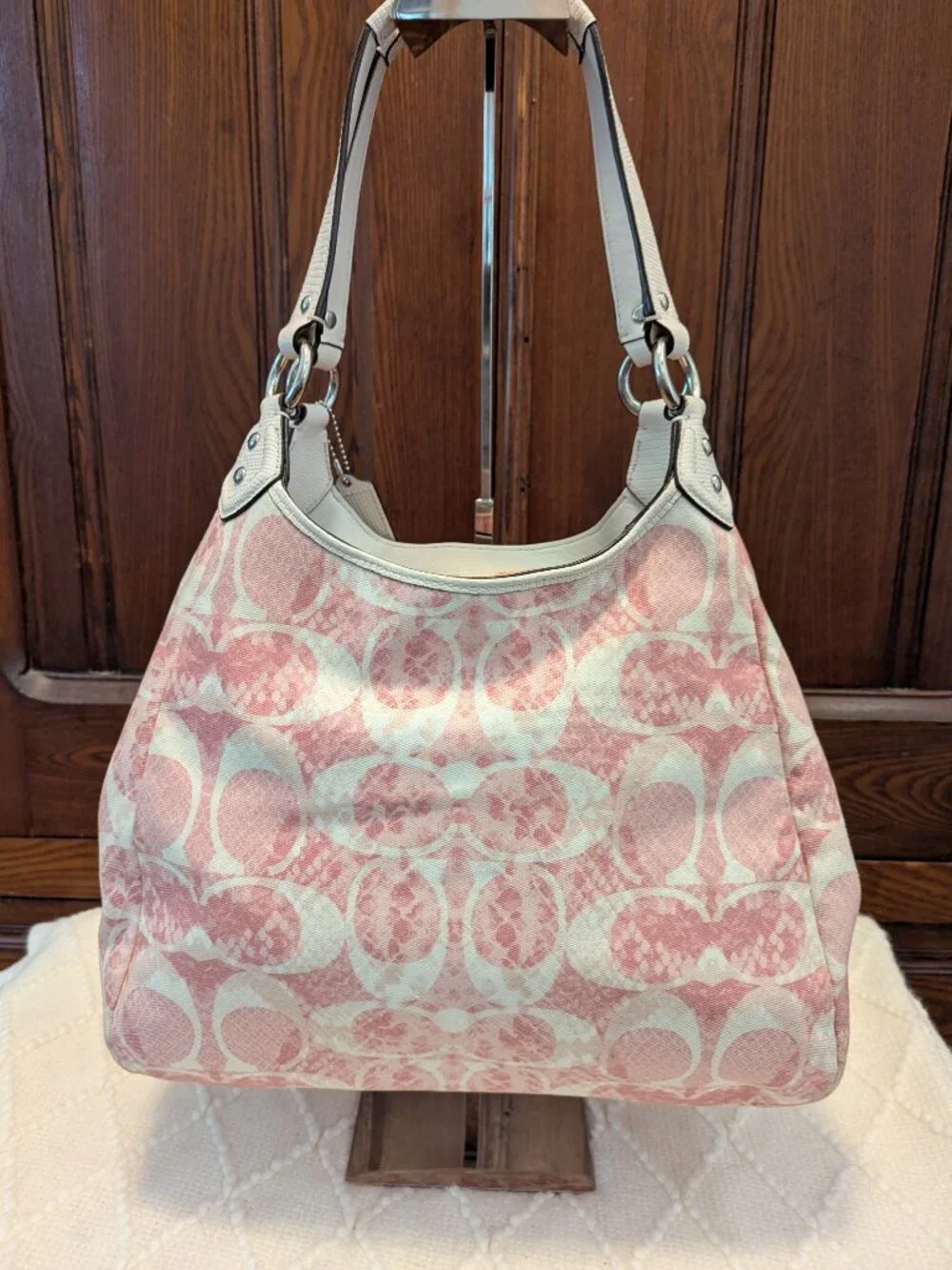 COACH CAMPBELL SNAKE C PRINT HOBO (COACH F27894) RARE
